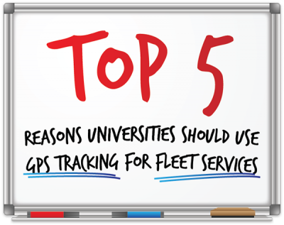 top 5 reasons universities should use gps tracking