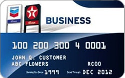 Chevron & Texaco Business Card