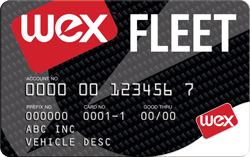 WEX fleet fuel card
