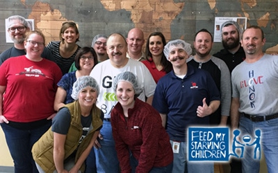 GPS Insight Volunteers at Feed My Starving Children