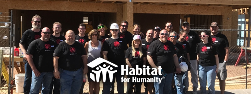 GPS Insight Volunteers at Habitat for Humanity Phoenix