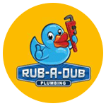 Rub-a-Dub Plumbing Logo