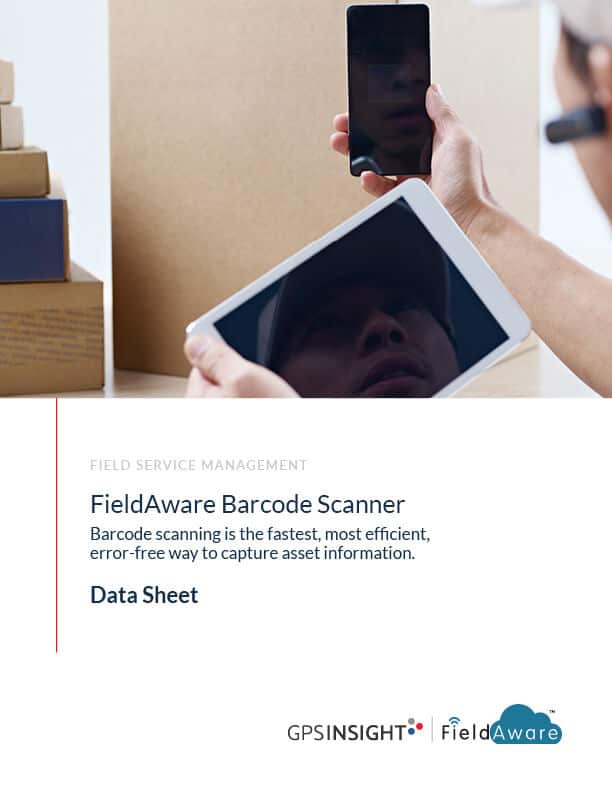 FieldAware Case Study Data Sheet FieldAware Barcode Scanner Thumbs
