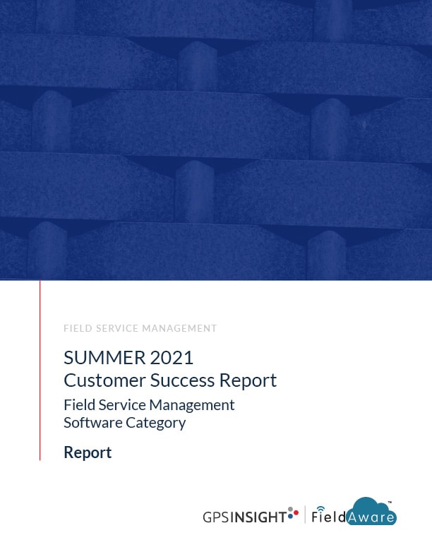 FieldAware Report Data Sheet SUMMER 2021 Customer Success Report Field Service Management Software Category Thumbs